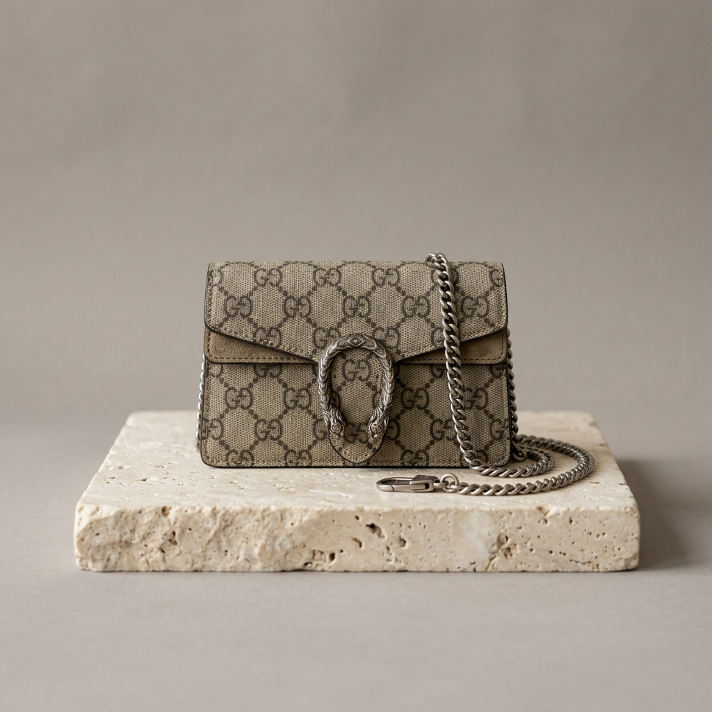 Gucci Dionysus Super Mini, GG Supreme Canvas